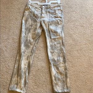 Conrad C “Stretch” Taupe/Grey Straight Leg Pant